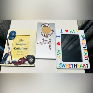 Kids and Baby Picture Frames Set of 3